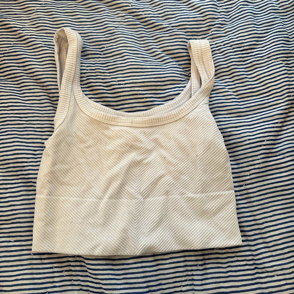 White tank top